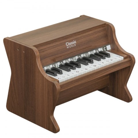 CLASSIC WORLD Drewniane Pianino Klasyczne + Książeczka do Nauki CLASSIC WORLD Drewniane Pianino Klasyczne + Książeczka do Nauki