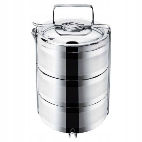 MENAŻKA OBIADOWA TERMOS STALOWY 3X1,1L 3 POZIOMY MENAŻKA OBIADOWA TERMOS STALOWY 3X1,1L 3 POZIOMY