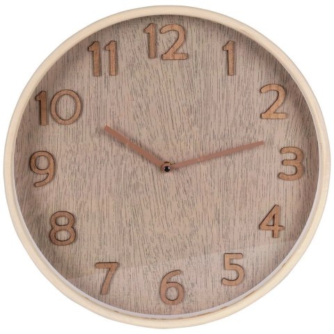 Zegar ścienny beżowy 38 cm Zegar ścienny beżowy 38 cm