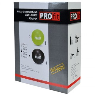 Piłka gimnastyczna PROfit 55cm z pompką DK2102
