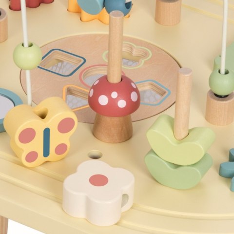 TOOKY TOY Drewniany Stolik Aktywności Safari TOOKY TOY Drewniany Stolik Aktywności Safari