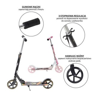 Hulajnoga Nils Extreme HA205D Pink PU 205MM