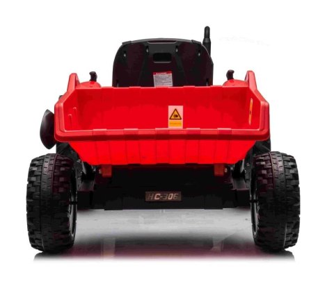 OLBRZYMI TRAKTOR 24 V Z PRZYCZEPĄ I ELEKTRYCZNIE PODNOSZONYM KIPREM SUPER JAKOŚĆ/HC306