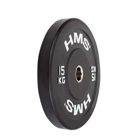 Talerz olimpijski HMS BLACK BUMPER 15 kg BBR15 Talerz olimpijski HMS BLACK BUMPER 15 kg BBR15