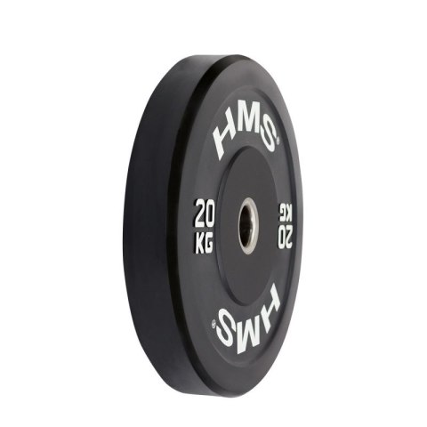 Talerz olimpijski HMS BLACK BUMPER 20 kg BBR20 Talerz olimpijski HMS BLACK BUMPER 20 kg BBR20