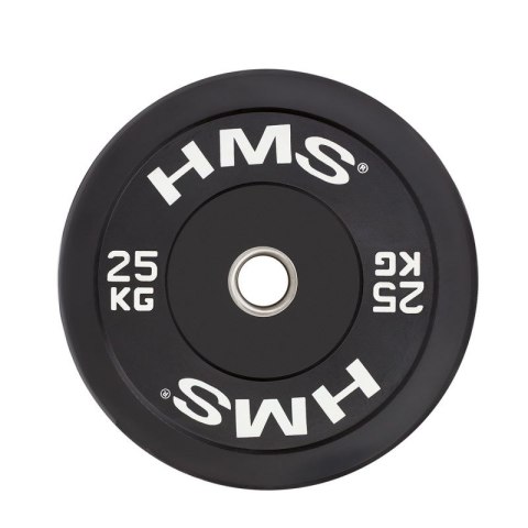 Talerz olimpijski HMS BLACK BUMPER 25 kg BBR25 Talerz olimpijski HMS BLACK BUMPER 25 kg BBR25