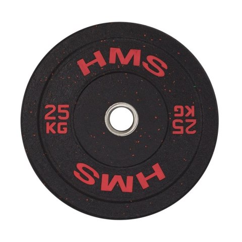 Talerz olimpijski HMS RED BUMPER 25 kg HTBR25 Talerz olimpijski HMS RED BUMPER 25 kg HTBR25