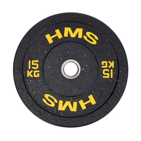 Talerz olimpijski HMS YELLOW BUMPER 15 kg HTBR15 Talerz olimpijski HMS YELLOW BUMPER 15 kg HTBR15