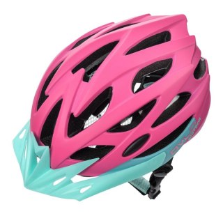 Kask rowerowy Meteor Ovlo M 16863 55-58 cm różowy