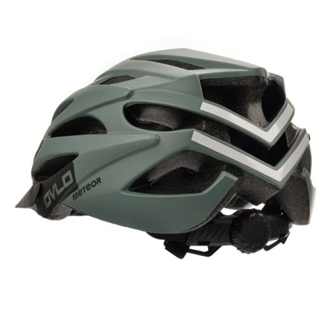 Kask rowerowy Meteor Ovlo M 16869 55-58 cm zielony Kask rowerowy Meteor Ovlo M 16869 55-58 cm zielony