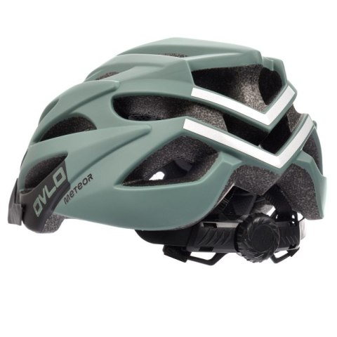 Kask rowerowy Meteor Ovlo M 16869 55-58 cm zielony Kask rowerowy Meteor Ovlo M 16869 55-58 cm zielony