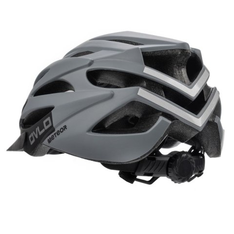Kask rowerowy Meteor Ovlo S 16865 52-56 cm szary Kask rowerowy Meteor Ovlo S 16865 52-56 cm szary