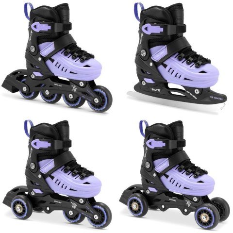 Łyżworolki Spokey 4W1 4One Jr SPK-944652 r. 39-43 Łyżworolki Spokey 4W1 4One Jr SPK-944652 r. 39-43