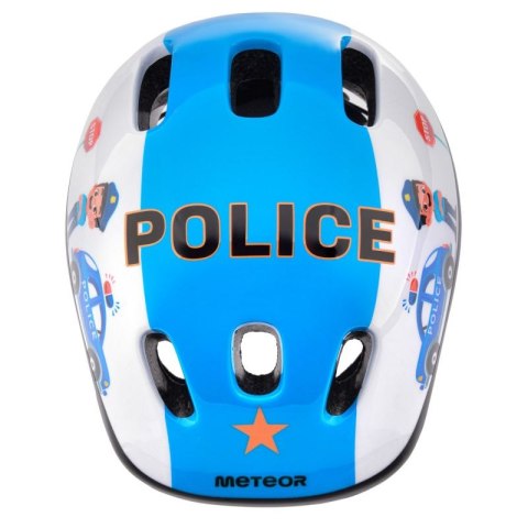 Kask rowerowy Meteor KS06 S 17443 48-52 cm Police Kask rowerowy Meteor KS06 S 17443 48-52 cm Police