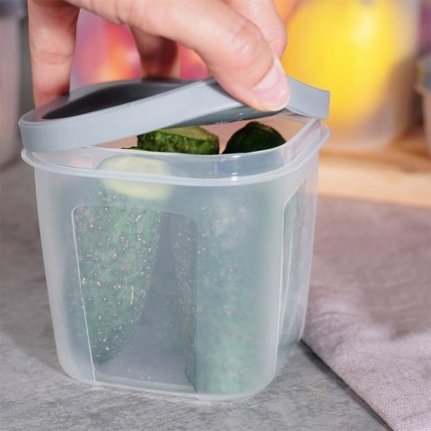 Zestaw Pojemniki na Żywność z Pokrywką Plastikowe Kuchenne VILDE 10 szt. Zestaw Pojemniki na Żywność z Pokrywką Plastikowe Kuchenne VILDE 10 szt.