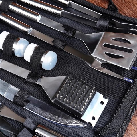 Zestaw Przyborów Akcesoria do Grilla Stalowe z Etui VILDE 33 el. Zestaw Przyborów Akcesoria do Grilla Stalowe z Etui VILDE 33 el.