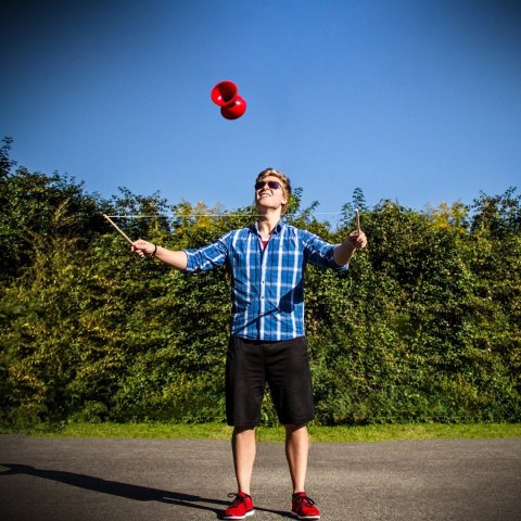 Zestaw do Żonglerki SCHILDKROT Diabolo Red Zestaw do Żonglerki SCHILDKROT Diabolo Red