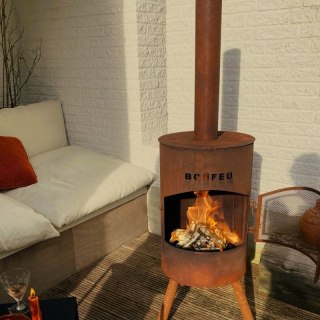 Kominek ogrodowy Bonfeu Bonton 40 4000R rdzawy