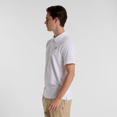 Koszulka New Balance Cotton Pique Polo M MT51519WT Koszulka New Balance Cotton Pique Polo M MT51519WT