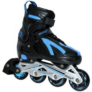 Łyżworolki Mico Volt Blue czarno-niebieskie PW-126B-9