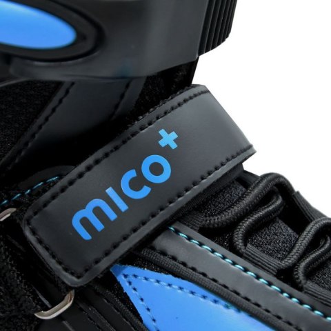 Łyżworolki Mico Volt Blue czarno-niebieskie PW-126B-9 Łyżworolki Mico Volt Blue czarno-niebieskie PW-126B-9