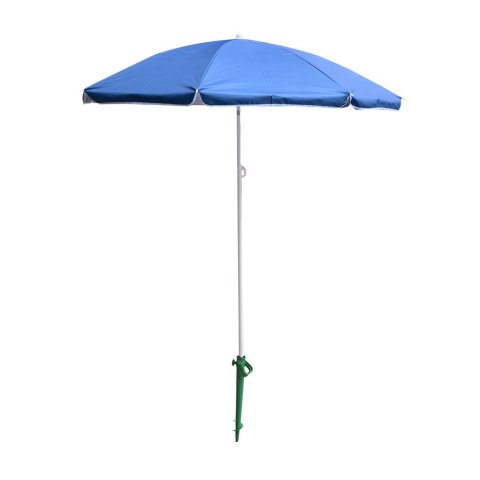 Parasol ogrodowy plażowy regulowany łamany składany UV 150cm niebieski Parasol ogrodowy plażowy regulowany łamany składany UV 150cm niebieski