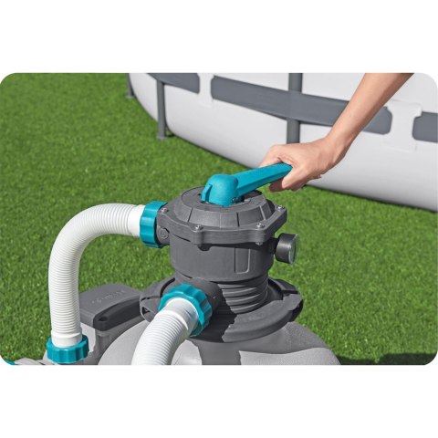 Pompa piaskowa do basenów 11355 L/h Bestway 58486 + tabletki multifunkcyjne Pompa piaskowa do basenów 11355 L/h Bestway 58486 + tabletki multifunkcyjne