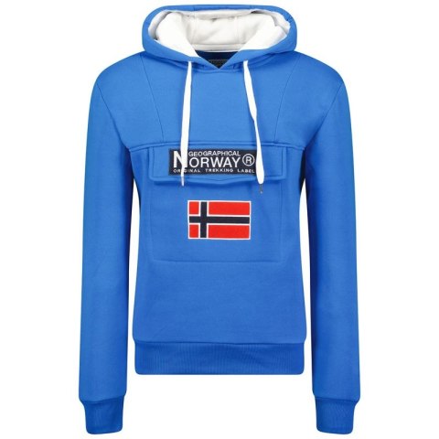 Bluza Geographical Norway Gadrien DB 054 M WW6115H/GN-Royal Blue / White Bluza Geographical Norway Gadrien DB 054 M WW6115H/GN-Royal Blue / White