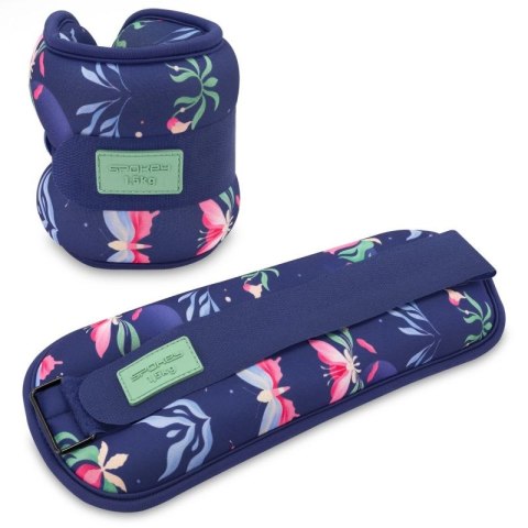 Obciążenia na kostki i nadgarstki Spokey The Bloom Form 2x 1,5 kg SPK-944490 Obciążenia na kostki i nadgarstki Spokey The Bloom Form 2x 1,5 kg SPK-944490