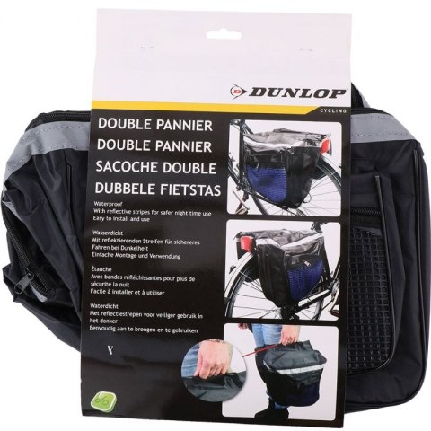 Torba rowerowa na bagażnik Dunlop 2ass PES 30x26x10cm 600D SL 27890 Torba rowerowa na bagażnik Dunlop 2ass PES 30x26x10cm 600D SL 27890