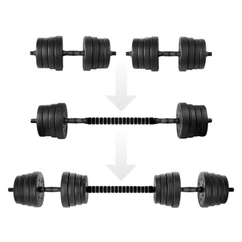 Zestaw hantli Spokey Pondus 30, 2x 15 kg SPK-944225 Zestaw hantli Spokey Pondus 30, 2x 15 kg SPK-944225