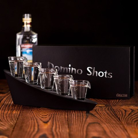 Domino Shots Deluxe świecące kieliszki do wódki Domino Shots Deluxe świecące kieliszki do wódki