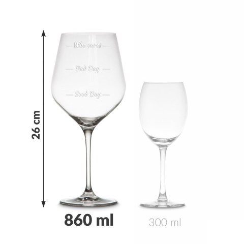 Etui na wino z kieliszkami Who cares 2 kieliszki Etui na wino z kieliszkami Who cares 2 kieliszki