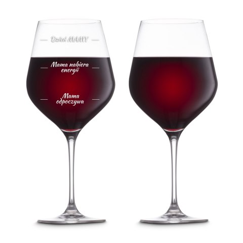 Etui na wino z kieliszkami diVinto dla Mamy - prezent dla mamy Etui na wino z kieliszkami diVinto dla Mamy - prezent dla mamy