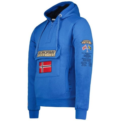Bluza Geographical Norway Gymclass EO DB 100 M WU6582H/GNO-Royal Blue Bluza Geographical Norway Gymclass EO DB 100 M WU6582H/GNO-Royal Blue