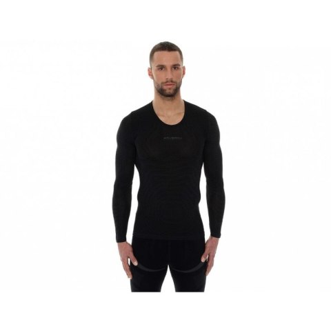 Koszulka termoaktywna Brubeck Base Layer Top Long Slave LS10850 grafitowa Koszulka termoaktywna Brubeck Base Layer Top Long Slave LS10850 grafitowa