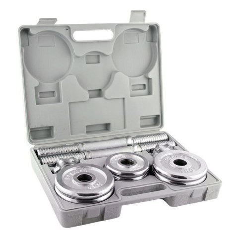 Sztangielki w walizce CHROME HMS 2x7,5kg STC15 Sztangielki w walizce CHROME HMS 2x7,5kg STC15