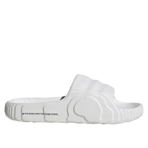 Klapki damskie/męskie adidas Adilette 22 Crystal White z wygodną profilowaną podeszwą białe (HQ4672) Klapki damskie/męskie adidas Adilette 22 Crystal White z wygodną profilowaną podeszwą białe (HQ4672)