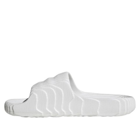Klapki damskie/męskie adidas Adilette 22 Crystal White z wygodną profilowaną podeszwą białe (HQ4672) Klapki damskie/męskie adidas Adilette 22 Crystal White z wygodną profilowaną podeszwą białe (HQ4672)