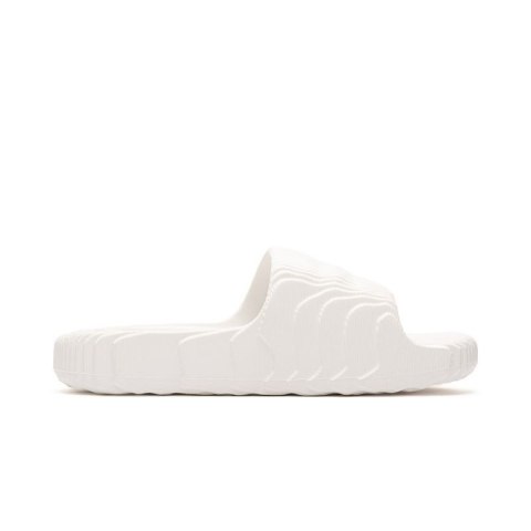 Klapki damskie/męskie adidas Adilette 22 Crystal White z wygodną profilowaną podeszwą białe (HQ4672) Klapki damskie/męskie adidas Adilette 22 Crystal White z wygodną profilowaną podeszwą białe (HQ4672)