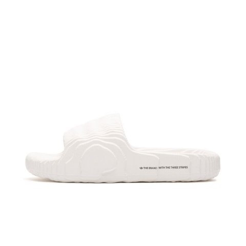 Klapki damskie/męskie adidas Adilette 22 Crystal White z wygodną profilowaną podeszwą białe (HQ4672) Klapki damskie/męskie adidas Adilette 22 Crystal White z wygodną profilowaną podeszwą białe (HQ4672)