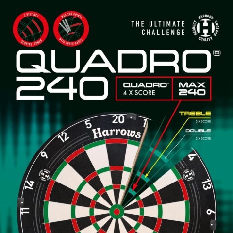 Tarcza Harrows Quadro 240 HS-TNK-000017402 Tarcza Harrows Quadro 240 HS-TNK-000017402