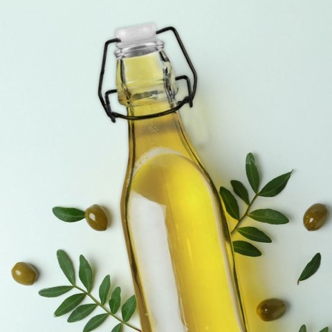 Butelka szklana kwadratowa z klipsem korkiem na oliwę alkohol syrop 0,29 l Butelka szklana kwadratowa z klipsem korkiem na oliwę alkohol syrop 0,29 l