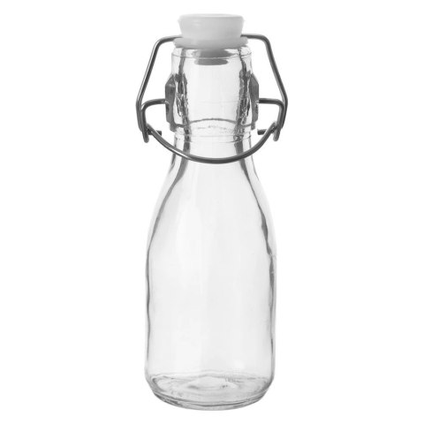 Butelka z klipsem szklana 160 ml Butelka z klipsem szklana 160 ml