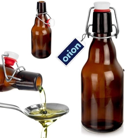 Butelka z klipsem szklana 340 ml Butelka z klipsem szklana 340 ml
