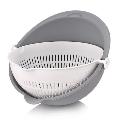 Cedzak obrotowy z miską miska kuchenna 25 cm sitko Cedzak obrotowy z miską miska kuchenna 25 cm sitko