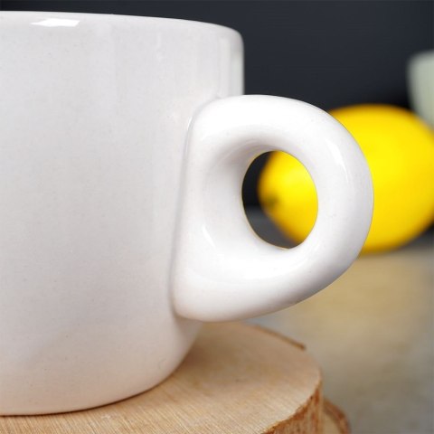 Filiżanka do kawy espresso ceramiczna serce 80 ml Filiżanka do kawy espresso ceramiczna serce 80 ml