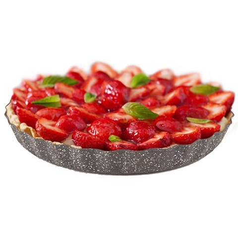 Forma do pieczenia tarty pizzy na tartę granitowa GRANDE 28 cm Forma do pieczenia tarty pizzy na tartę granitowa GRANDE 28 cm