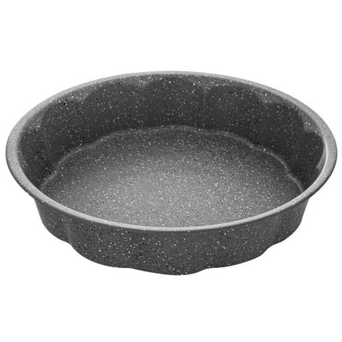 Forma do pieczenie blacha do ciasta pizzy zapiekania okrągła granitowa GRANDE 28,5 cm Forma do pieczenie blacha do ciasta pizzy zapiekania okrągła granitowa GRANDE 28,5 cm