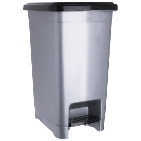 Kosz na odpady śmieci slim wąski 25 l z pokrywą Kosz na odpady śmieci slim wąski 25 l z pokrywą